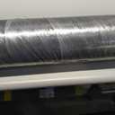Rubber-Cal 03_168_W_FR_15 Fine Rib Corrugated Rubber Mats, 1/8" Thick x 4' x 15' Runners, Black