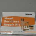 REALINN Wood Furniture Repair Kit- Set of 28 - Touch Up Markers, Fillers with Wood Putty - Repair Scratch, Cracks, Hole, Discoloration for Wooden Door, Floor, Table, Cabinet