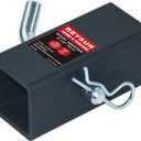 Trailer Hitch Adapter Hitch Reducer Sleeve from 2-1/2 inch to 2 inch, with Hitch Pin and Clip