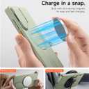 SURITCH for Samsung Galaxy S26 Ultra Phone Case, Magnetic Protective Cover with Camera Cover & Adjustable Metal Kickstand for Galaxy S26 Ultra -Sage Green