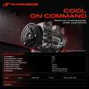 A-Premium A/C Compressor with Clutch Compatible with Ford Focus 2.0L 2000-2002, for DOHC model Only, Not fit SOHC model