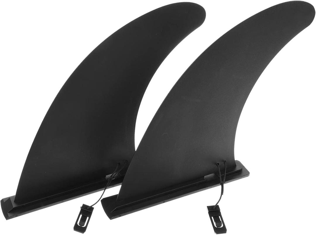 KICHOUSE 2pcs Large Slide Fin Paddle Board Fins Water Stabilizer Replacement for Surfboard Kayaks