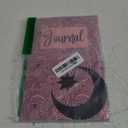 Journal: 6"x9" 100 Lined Pages For Journaling and Writing- Pink and Black Moon and Star