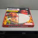 Half-Moon Ceramic Heat Deflector Plates for Kamado Joe Big Joe I, II, III - 19.8 Inch Pizza Stone - Kamado Joe Accessories and Replacement Parts by Smoker Chef - 2-Pack