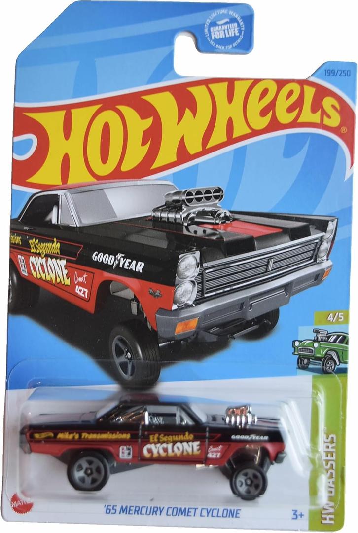 Hot Wheels '65 Mercury Comet Cyclone, HW Gassers 4/5 [Black] 199/250