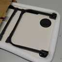 Laptop Bed Desk, Foldable Lap Table, Portable Study Table, Laptop Stand with Cup Holder & Tablet Slot & Lifting Handle for Working Writing Drawing & Eating - Black