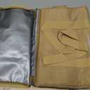 Nook Theory Reusable Insulated Grocery Bag - Leak Proof, X Large Cooler Bag - Insulated Shopping Bags for Groceries - Travel Cooler Bag for Frozen and Hot Food with Zippered Top (Jute)