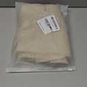 FRAMICS Farmhouse Valance Curtains, Boho Cotton Linen Kitchen Valance, Rustic Button Window Valances for Kitchen Bathroom Bedroom, Country Rod Pocket Valances for Windows, Linen Color, 52 x 18 Inch