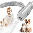Cat and Dog Universal Pet Hair Dryer 200 Million Negative Ions, Low Noise Hands-Free Neck Hanging Hair Dryer with Automatic Cleaning, Speed and Temperature Adjustment, for Home/Pet Shop Use