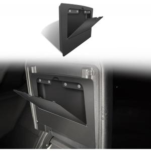 BestEvMod Upgrade Center Console Hidden Storage Box Compatible with Chevrolet Silverado EV/GMC Sierra EV Accessories 2025 2024 Magnet ABS Armrest Secret Organizer Box Insert Tray with Stronger Tape