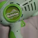 JOYIN 2 Kids Bubble Guns with 4 Bottles Solution, Automatic Bubble Machine Gun with 8 Holes for Kids, Adults, Summer Toys, Easter Basket Stuffers, Birthday Gift, Party Favors (Green, Blue)