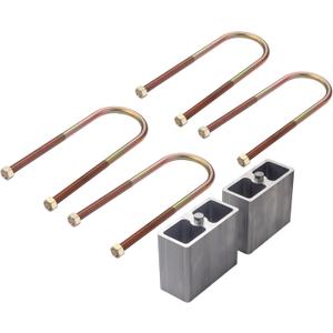 4" Lowering Block Kit and U-bolts Kit,Universal Leaf Spring Lowering Block Kit
