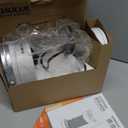 CHULUX Slim Single Serve Coffee Maker for K Pod, One Cup Coffee Maker Fits 7.3" Travel Mugs, Coffee Machine with 6 to 12oz Brew Sizes, Pearl White