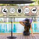 BACKYARD EXPRESSIONS PATIO HOME GARDEN 911554 21 Pound Umbrella Base, Bronze