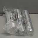 Baderke 50 Pcs Round Bottom Plastic Cups with Sip Lids Clear Disposable Iced Coffee Cups for Smoothie Cold Beverage Coffee Shops and Party Catering(20 oz,Clear)