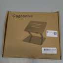 Adjustable Laptop Stand for Desk, Metal Foldable Laptop Riser Holder, Portable Desktop Book Stands, Ventilated Cooling Computer Notebook Stand Compatible with 10-15.6 Laptops