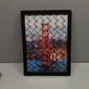 Diamond Painting Frames, 9.8x13.8in Picture Frame for 30x40cm/12x16in Diamond Painting after Cropping, Solid Wood Frame with Plexiglass Black