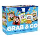 SkinnyPop Family Favorites Variety Pack, SkinnyPop Original and White Cheddar Popcorn, Dot's Original and Honey Mustard Pretzels, Pirate's Booty, On-the-Go Snacks, 0.5oz and 1oz Bags (18 Count)