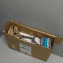 7 Inch Large Shower Back Scrubber Wall Mounted with 3 Speed Adjustment Electric Body Scrubber, 4 Replaceable Heads, 360 Degree Automatic Rotation