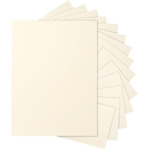 100 Sheets Cream Cardstock 8.5 x 11 Ivory Paper, 200gsm/75lb Off White Paper Card Stock for DIY Cards Making, Greeting Card, Business Cards, School Crafting, Menus, Certificates
