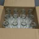 Lyellfe Set of 12 Glass Bud Vase, Clear Vases for Flowers, Small Vintage Floral Vase in Bulk for Centerpieces, Office, Dinning Table, Wedding Reception