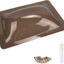 RV Skylight Replacement | 18" x 26" Camper Skylight | RV Shower Skylight Replacement | Fit Standard 14" x 22" Openings | Smoke Gray