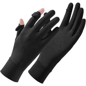 Sun Protection Gloves for Women, Full Finger Touchscreen UV Gloves, Non Slip Breathable Summer Outdoor Gloves for Cycling Driving Running