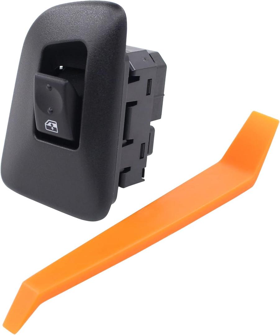 MOTOKU Rear Passenger Side Door Window Switch for Chevrolet Silverado 2001-2007, Avalanche Suburban Tahoe 2003-2006, GMC Sierra 2001-2007, Yukon Cadillac Escalade 2003-2006
