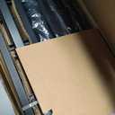 Sweetcrispy Queen Size Bed Frame, Metal Platform Bed Frames Mattress Foundation with Steel Slat Support, No Box Spring Needed, Storage Space Under Base, Easy Assembly, Modern Black