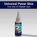 Eastyle Super Glue Gel Clear: 2oz/60ml Large Capacity, Strong All Purpose Adhesive for Plastic Metal Wood Rubber, Waterproof Flexible Non-Yellowing, Instant Bond for Home Repair Crafts, 1 Pack