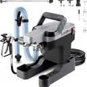 Airless Paint Sprayer, 3000PSI High Efficiency Paint Sprayer Gun,Thinning-Free,with Accessories Storage Space,with Extension & Other Accessories, Paint Sprayer for House Painting
