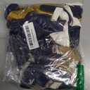 187pcs Navy Blue and Gold Balloons Arch Garland Kit, 5 10 12 18 inch Royal Blue Gold White Balloons with Gold Star Foil Balloons for Anniversary Wedding New Year Birthday Party Decorations