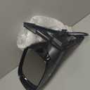 Left Driver Side Mirror Compatible With 2009 2010 2011 2012 2013 2014 2015 2016 2017 Audi Q5 With Power Folding Power Glass Heated Puddle Light Turn Signal Black Replace#8R1857409K01C(9Pins)