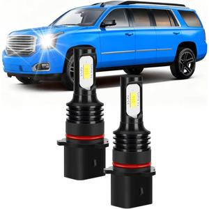 Light Bulbs Compatible for 2015-2019 GMC Yukon XL PSX26W Fog Lights Combo Pack 32000LM 6500K with Cooling Fan Plug N Play Pack of 2