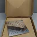 12 inch Brushed Gold Rain Shower Head - All Metal 304 Stainless Steel, Full Body Waterfall Shower with 144 Silicone Nozzles - Square Showerheads Ceiling or Wall Mount Modern Bathroom