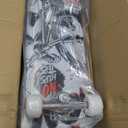 Professional Double Kick Skateboard, 31 inch Maple Deck, ABEC-9 Bearings, 95A PU Wheels