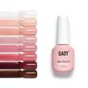 GAOY Jelly Gel Nail Polish Set, 8 Translucent Nude White Pink Brown Neutral Sheer Colors Kit for Salon and Nail Art DIY at Home, Dreamy Rose