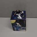 Magnetic Rotating Space Toy Musical Ball with Soft Ambient Light – 360° Spinning Rocket, Astronaut & Spacecraft Playset – Educational STEM Toy & Ideal Christmas or Birthday Gift for Kids Ages 3–10