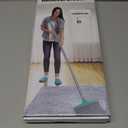 Carpet Rake for Pet Hair Removal - Reusable Pet Hair Remover, 60 Adjustable Long Handle Cat Dog Carpet Rake Scraper with Patented Design, Dog Hair Rake Brush for Rugs, Mats (Blue)