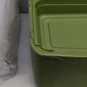 50 Pack (100-Piece) 32 oz Meal Prep Containers Reusable with Lids 3-Compartment, To Go Take Out Plastic Food Storage Containers, Sturdy Leakproof Food Safe, Microwave Freezer Dishwasher Safe, Green