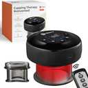 LifePro 4-in-1 Smart Red Light Therapy Cupping Massager Set - Truly Portable Rechargeable Electric Cupping Therapy Device for Targeted Muscle Relief and Skin Firming