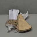 20 Inch Boho Flower Chandeliers for Dining Room Farmhouse Rattan Pendant Lights Girl Chandelier Hand Woven Bedroom Light Fixture Dimmable Plug in Hanging Lamp for Kitchen Island