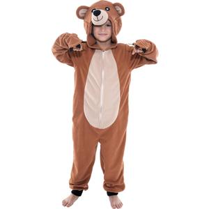 Lingway Toys Unisex Kids Animal Onesie Costumes for Halloween and Christmas:Tiger,Lion,Bear,Donkey,Elephant,Wolf,Pig,Bat 4-6Y
