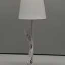 Portable Led Metal Touch Lamp White Charge Cable Included