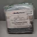 Mueller Ultratemp Bed Sheets Set, Super Soft 1800, 6 Piece Set, Deep Pocket up to 16" Sheets, Transfers Heat, Breathes Better, Hypoallergenic, Wrinkle, Light Teal, California King