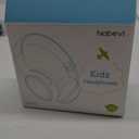 Kids Headphones, Over-Ear Headphones Bluetooth Wireless Kids with Mic, 85/93dB Volume Limited, Stereo Sound, Wired Inline AUX Cord Headphones for Children Boy Girl Teens, Blue (Light Blue)