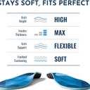 NASA Grade Plantar Fasciitis Insoles  High Arch Support Insoles Men Women - Shoe Insoles for Plantar Fasciitis Relief - Absorb Shock & Relieve Flat Foot Pain - Orthotics Inserts for Work & Standing (L (Men 11-12.5/Women 12-13.5))