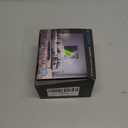 TICONN Double Front Door Handle Set, Heavy Duty Square Door Lever and Single Cylinder Deadbolt Combo for Side by Side Entrance Exterior Doors (Polished Brass)