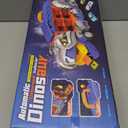 13 in 1 Dinosaur Toys for Kids 3-6, Carrier Truck Race Track Toddlers Toys, Foldable Track Playset,Dinosaur Truck with 12 Die-Cast Racing Car Toys, Xmas Gifts for Boys Girls (Blue)