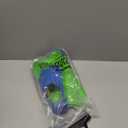 Sporti Adult-Kids Swim Fins for Pool Lap Swimming - Long Floating Fins for Swimming & Snorkeling - Swim Flippers for Training (Youth 4-5 / W 6, Lime-Green-Blue